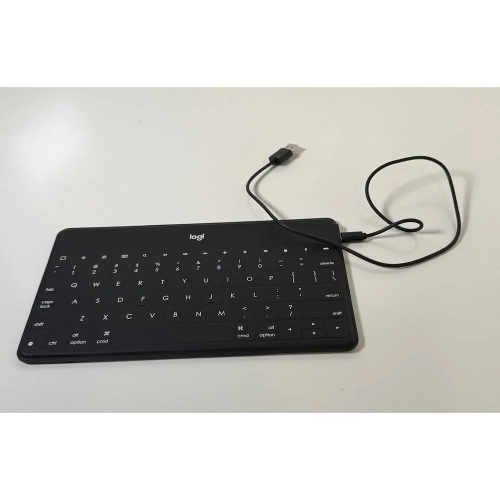 Logitech Keys-to-Go Ultra Slim Keyboard, Black, 81-08